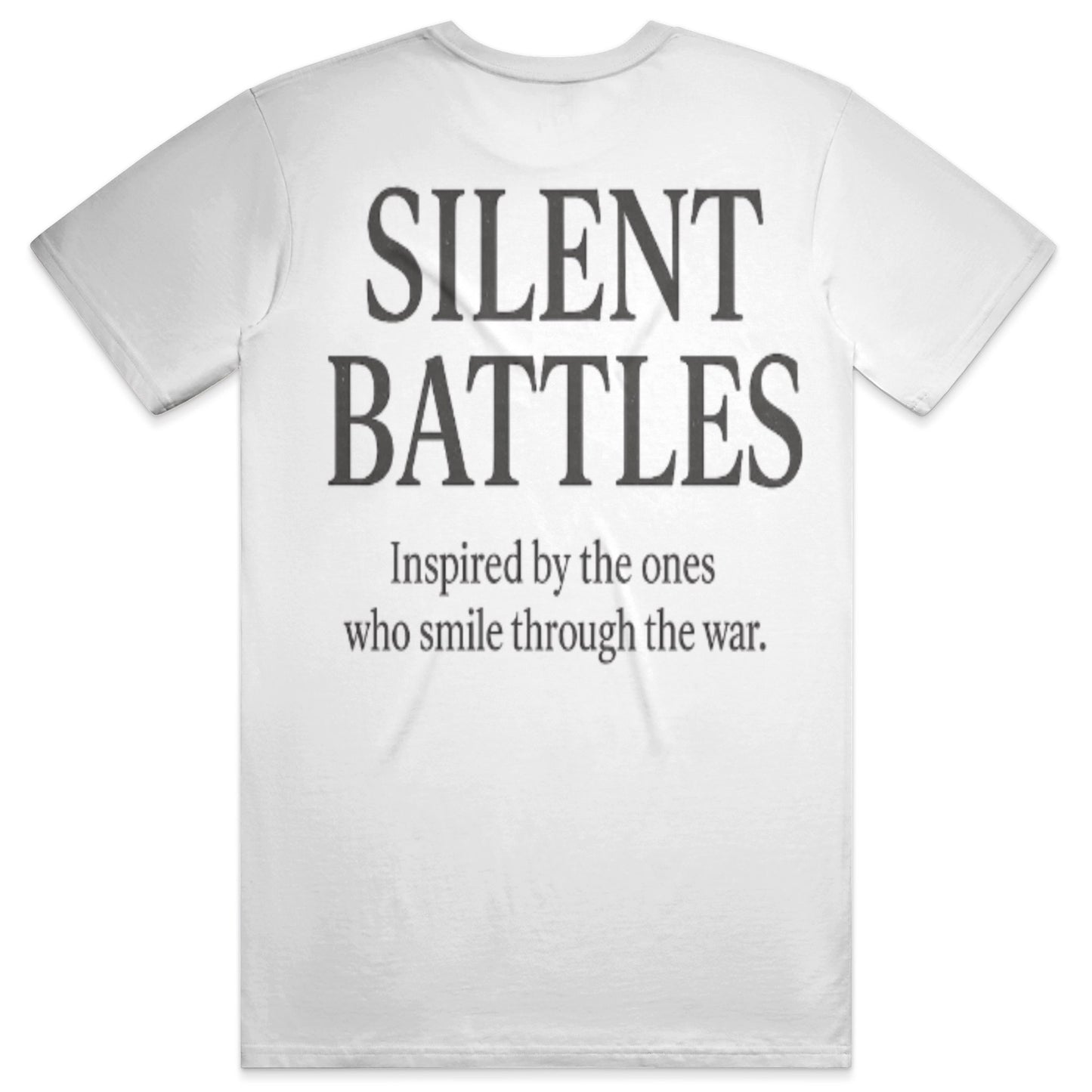 SILENT BATTLE bigger front gildan mens t shirt