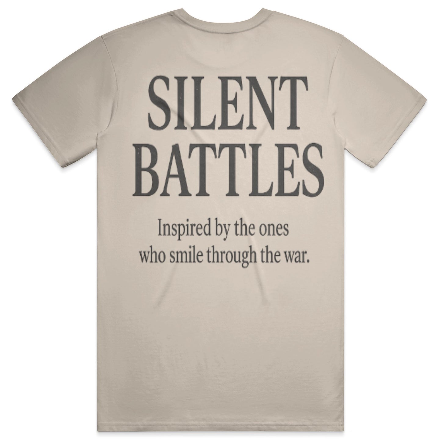SILENT BATTLE bigger front gildan mens t shirt
