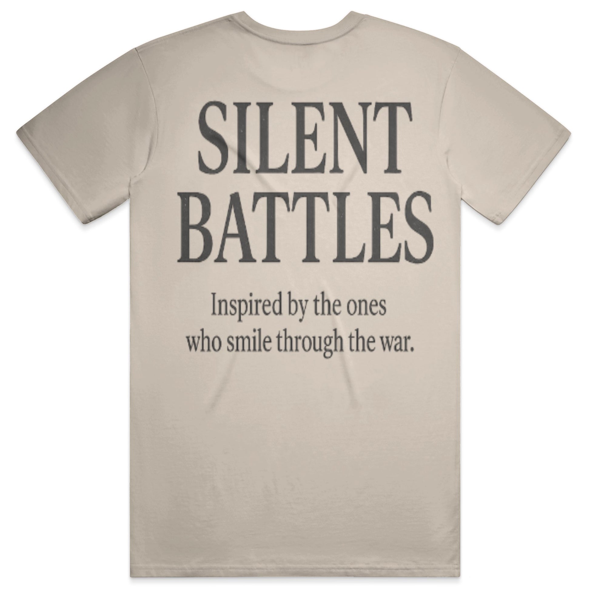 SILENT BATTLE bigger front gildan mens t shirt